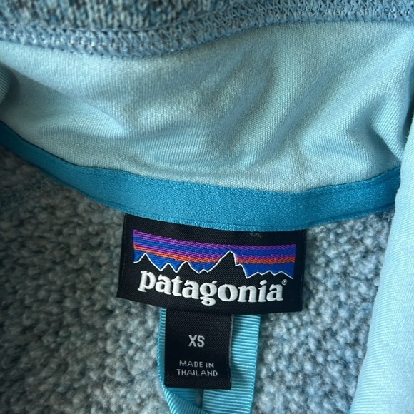 Patagonia Better Sweater Half Zip Pullover Teal Blue - Picture 5 of 9